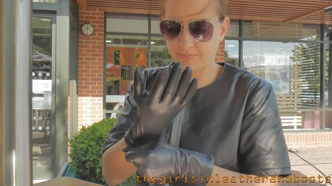 Girl-putting-on-leather-gloves-with-emily