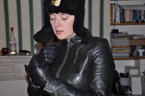 Girl-in-leather-pants-leather-gloves