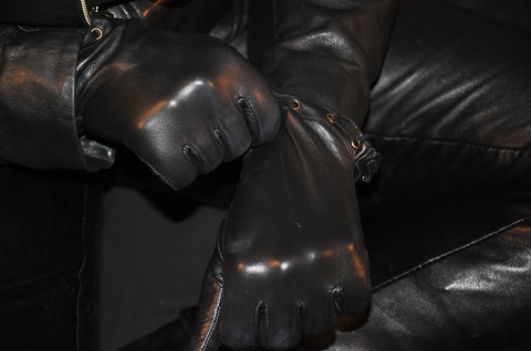 Girl-in-leather-pants-leather-gloves