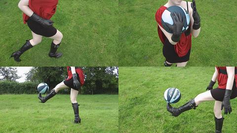 girl-playing-football-in-leather-boots