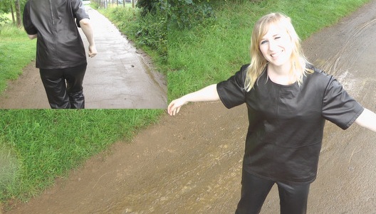 girl-running-in-leather-pants-in-rain-and-leather-boots